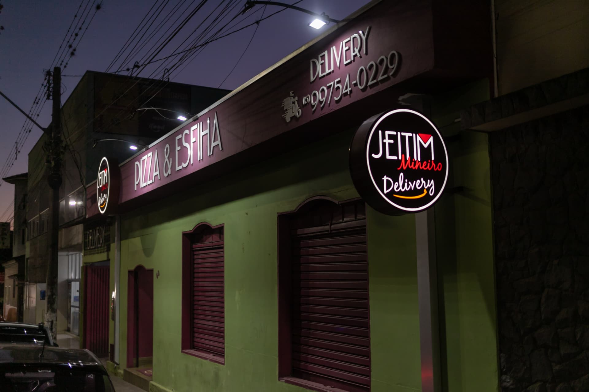 Fachada do Jeitim Mineiro Delivery